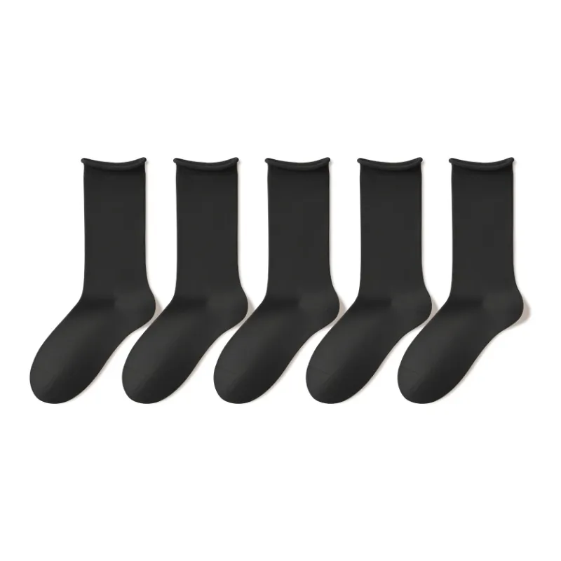 B&C.Room Mid Calf Socks Fall Winter Women's 5 Pack-23