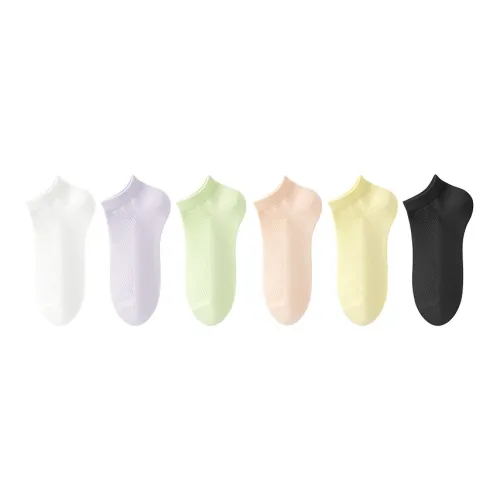 B&C.Room SS24 Ankle Socks Spring Summer Women's 6 Pack