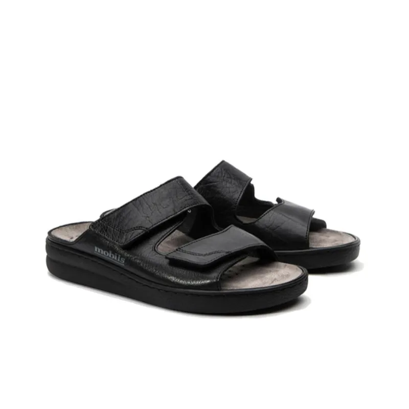 MEPHISTO Rubber Sole Slide Slippers 3.5cm Men's-2
