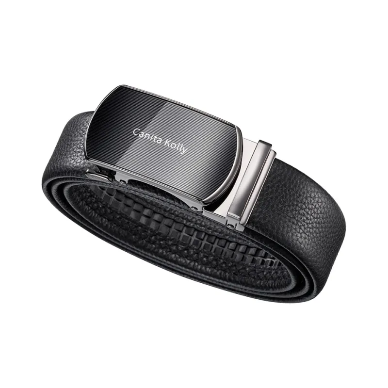 Canita Kolly Business Formal Top Grain Cow Leather Belts Men's 3.5cm-0