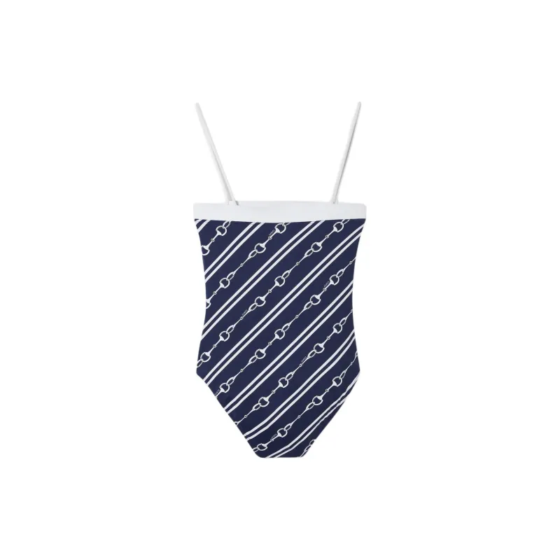 GUCCI One-piece Swimsuit Women's Blue-1
