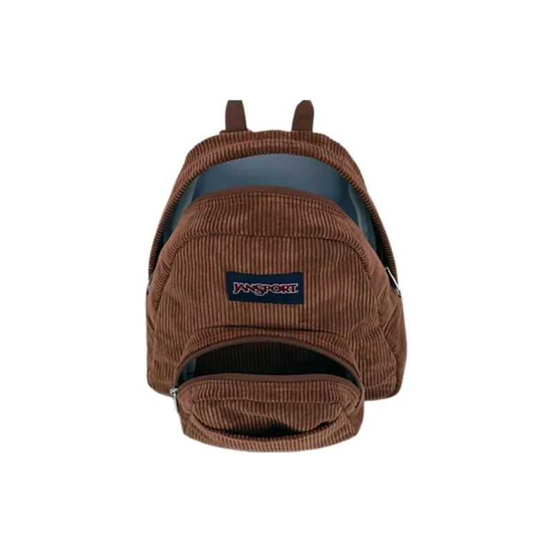 JanSport Recycled Polyester Backpack Mini Unisex Brown-4