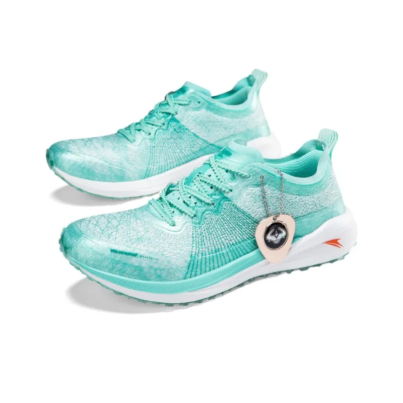 Kinglake Slip Resistant Cushioning Low Top Running Shoes Unisex Mint Green-2