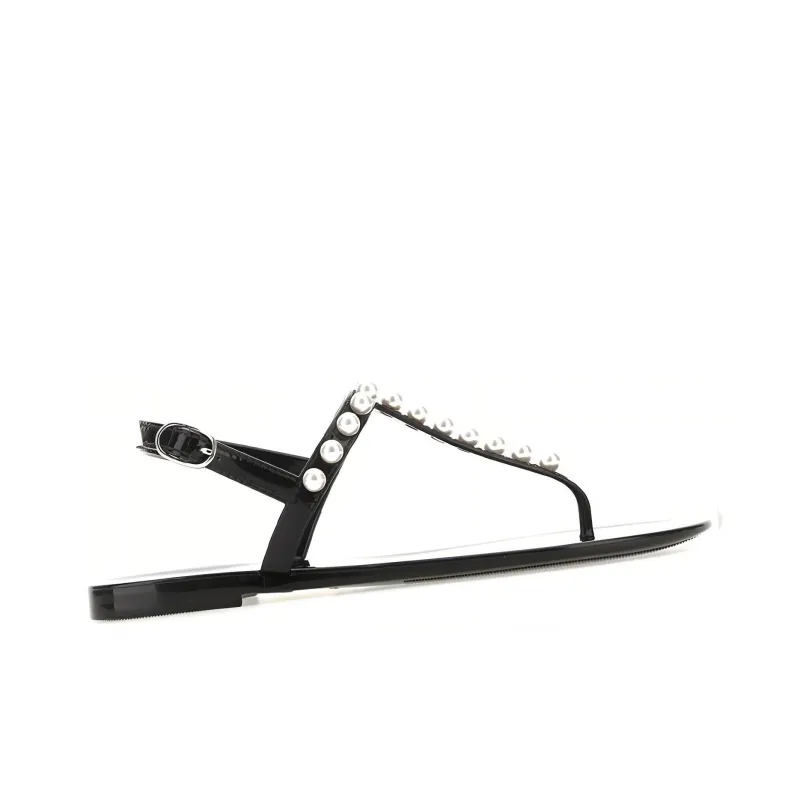stuart weitzman Goldie Jelly Thong Sandals-1