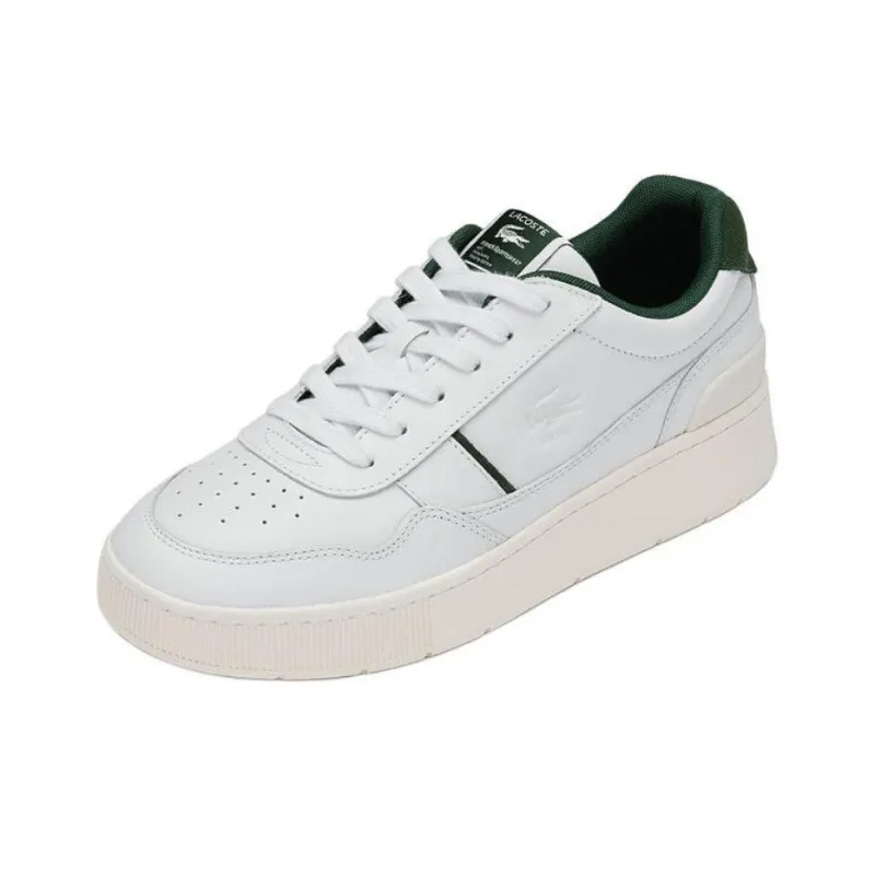 LACOSTE Low Top Skateboard Shoes Men's White-1