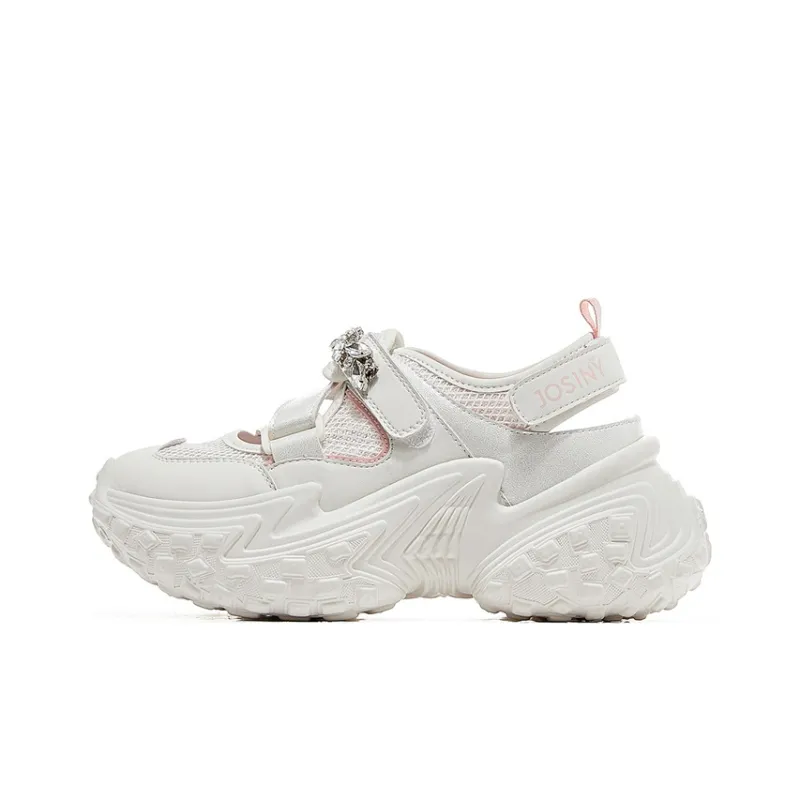 JOSINY Anti Slip Wear Resistant Low Top Chunky Sneakers Women's-0