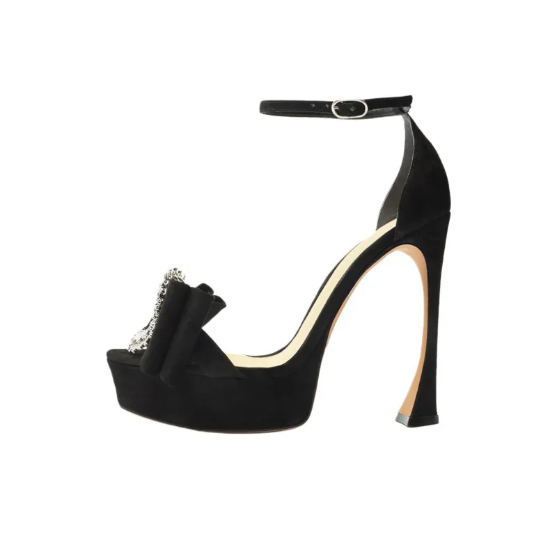 Alexandre Birman MADDIE Strap Sandals 13cm Women's Black-0
