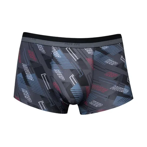 Anta Life Collection Underpants Men's 1 Pack Gray Print