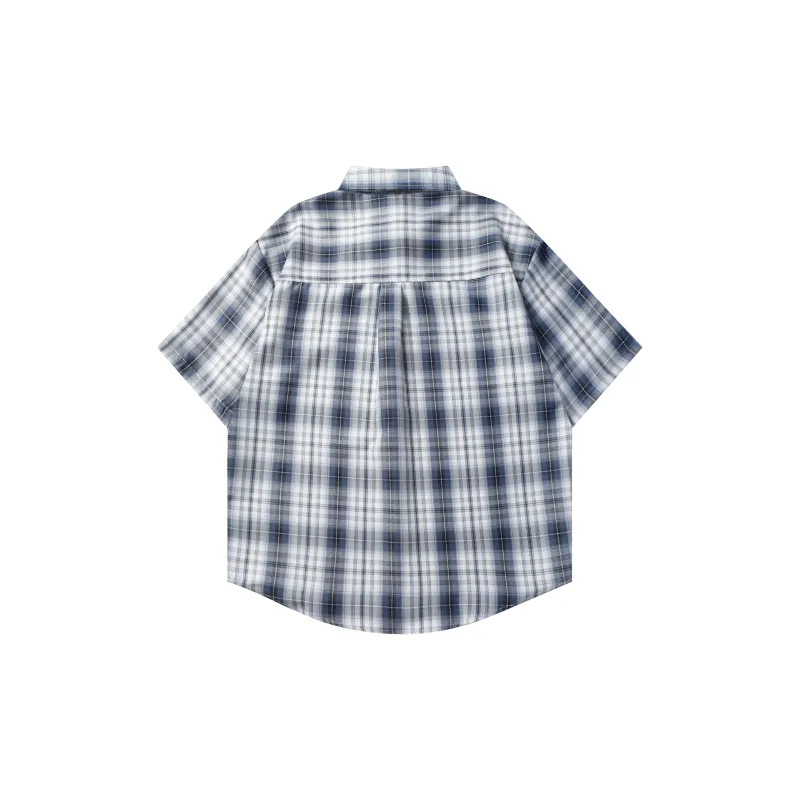 Michael Rock Shirts Unisex Blue Plaid-1