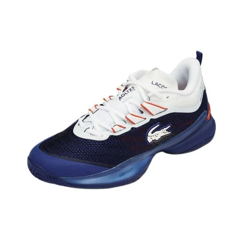 LACOSTE Cushioning Anti Slip And Wear Resistant Low Top Casual Shoes Men's Blue-1