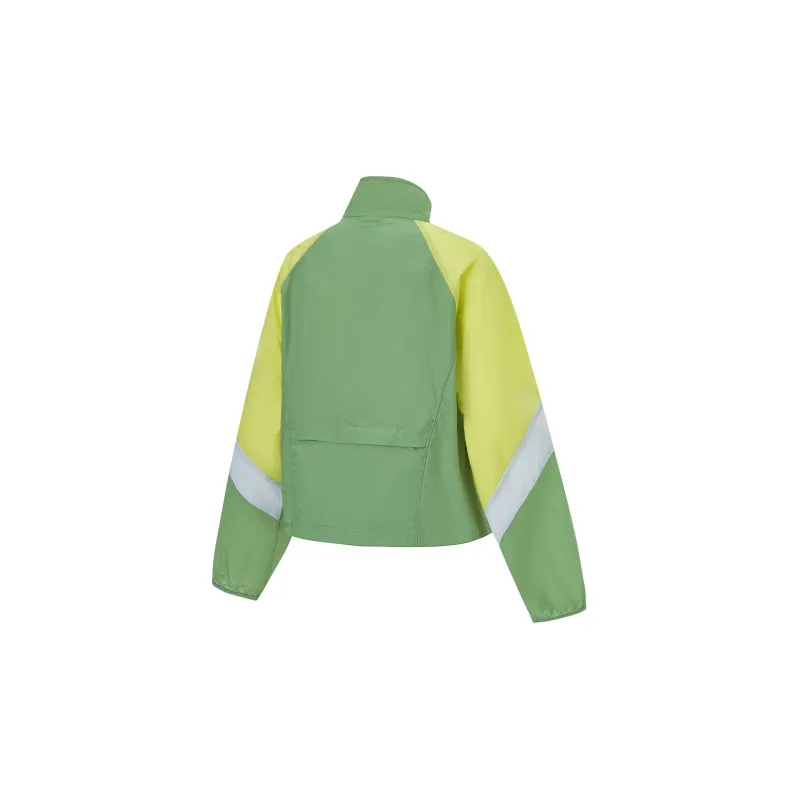 LiNing Fitness Series Sun Protection Clothing Women's Stone Moss Green Yellow Firefly Green-1