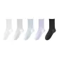 5 Pack (White+Light Gray+Aqua Blue+Taro Purple+Black)