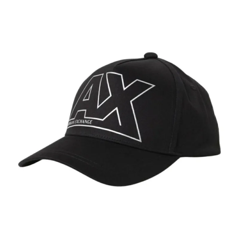 ARMANI EXCHANGE Cotton Baseball Caps Men's Black-2