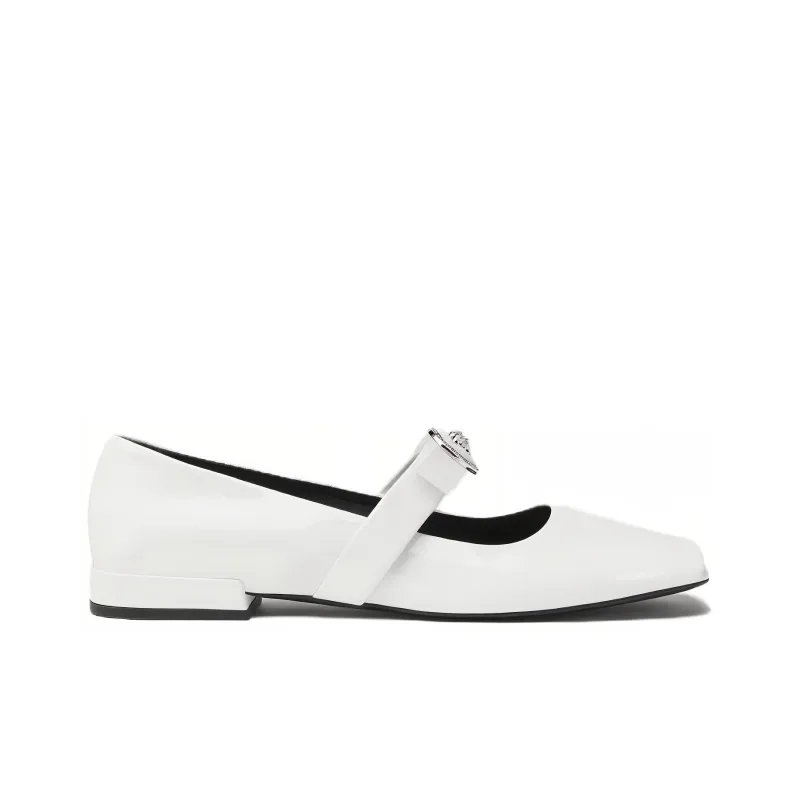 VERSACE Gianni Ribbon Ballerina Shoes-1