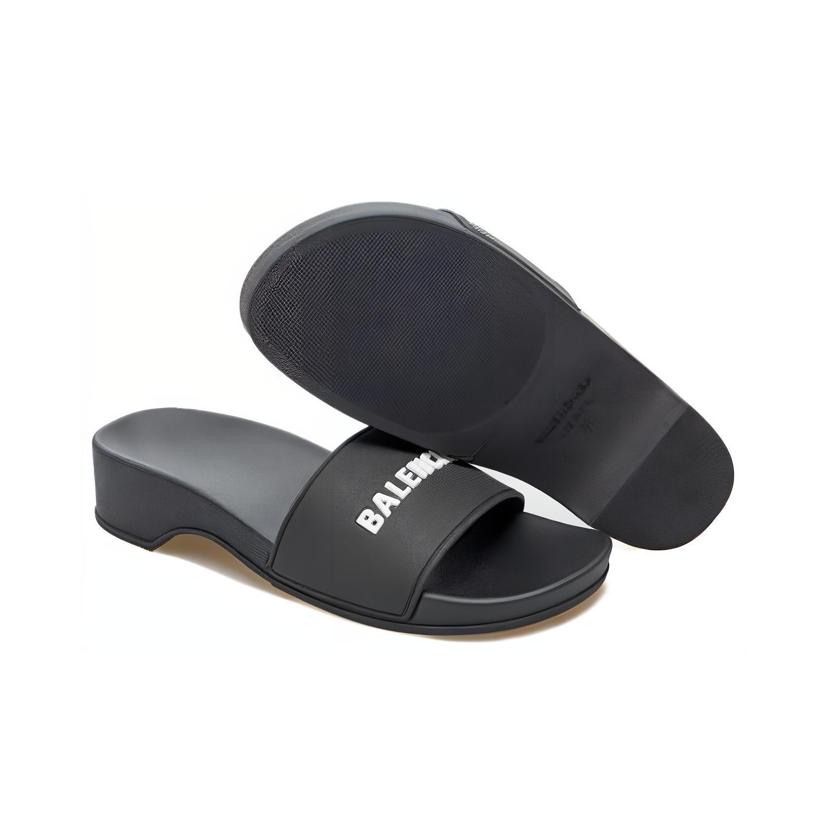 Balenciaga Mules 'Black White' Women's - POIZON