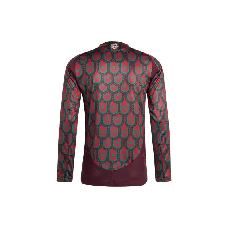 Adidas Free Shipping With AdiClub Mexico 24 Long Sleeve Home Authentic Jersey-1