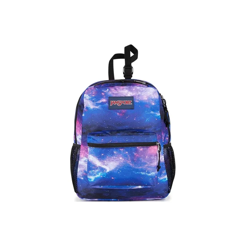 JanSport Polyester Backpack Unisex Blue Purple-0