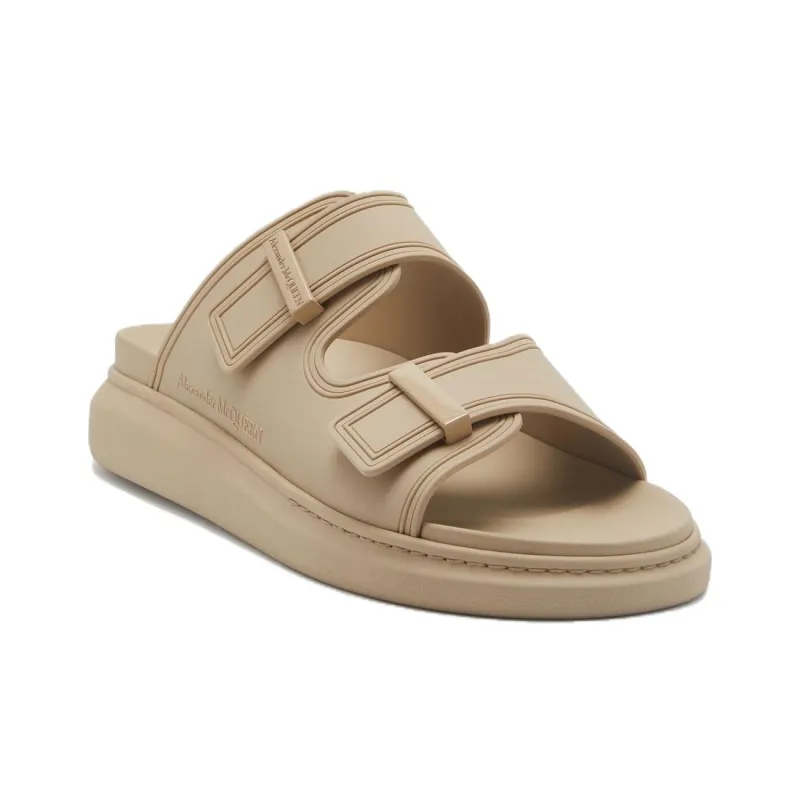 Alexander McQueen Slide Slippers Men's Light Brown-2