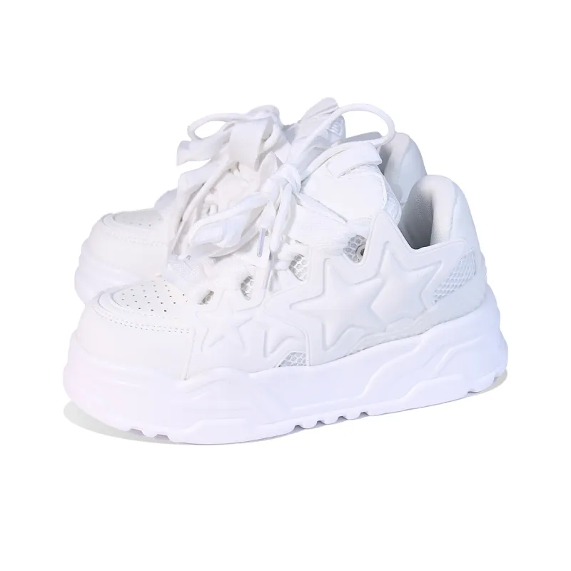 BPLB Low Top Casual Shoes Unisex White-1