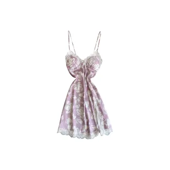 Flowers In Water Nightgown Women's Wisteria