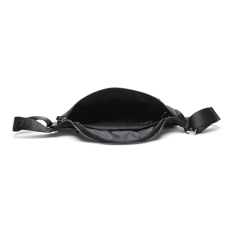 ELLE HOMME Fabric Sling Bag Trumpets Men's Black-6