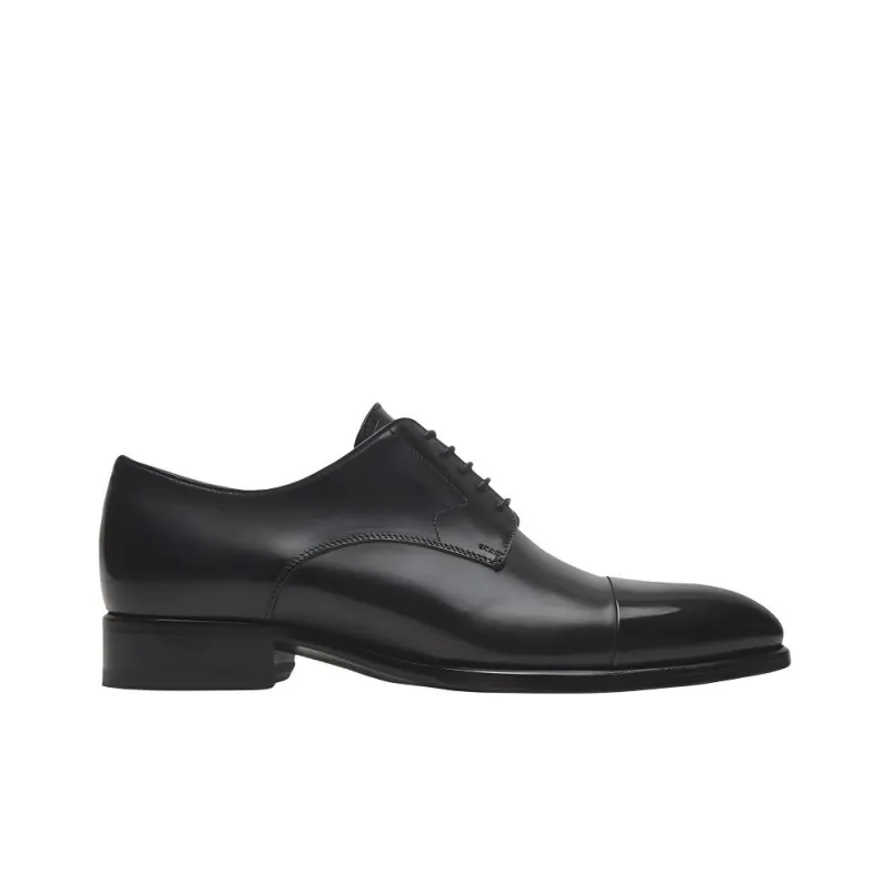 Brioni Dress Shoes Men Low Top Black-1