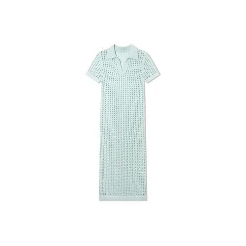 COVERINS Short-Sleeved Dresses Women's Light Green