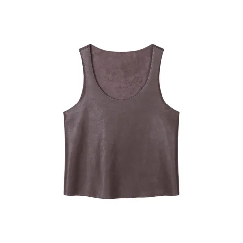 FORNI Tank Tops Women's Caramel Coffee