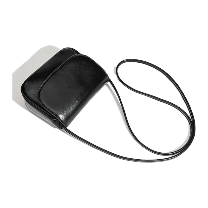 HAWA Artificial Leather Shoulder Bag Crossbody Bag Small Square Bag Regular Women's Red/Black/Silver/White-11