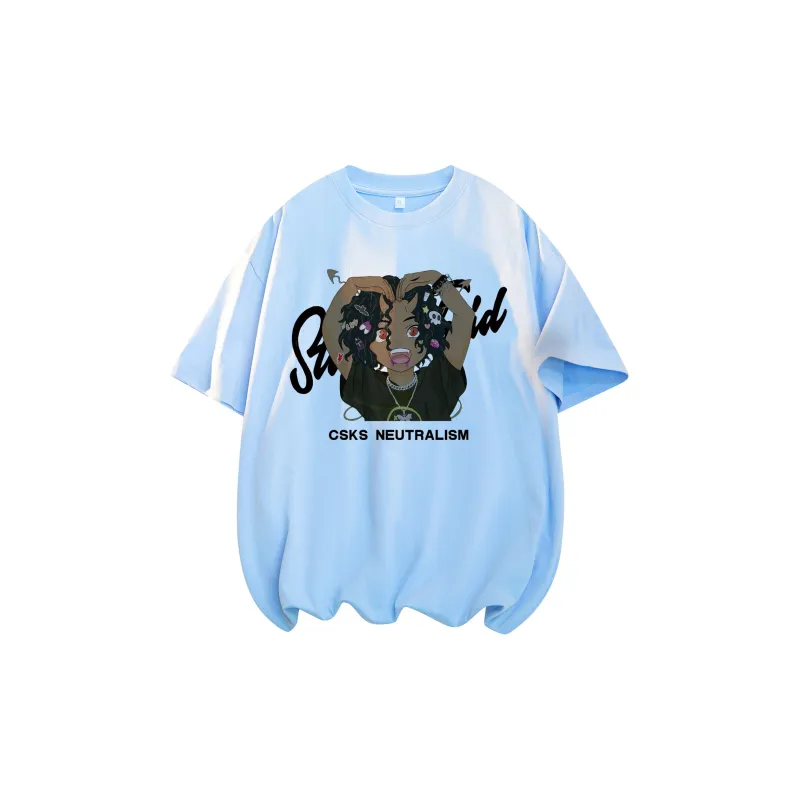 CSKS Drop Shoulder Sleeve T-Shirt Unisex-42