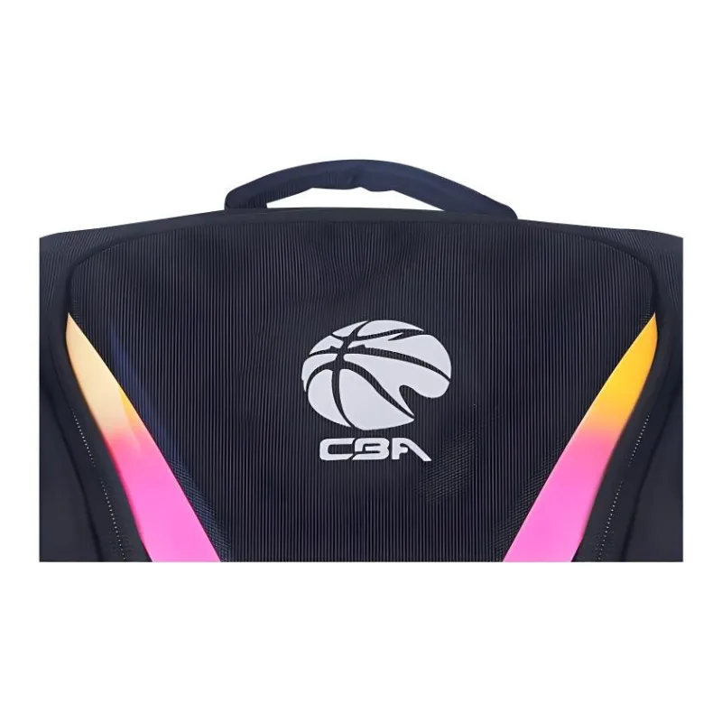 LiNing CBA Collection Polyester Backpack Tubas Men's Black/Red-2