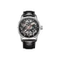 White Case Black Leather Strap