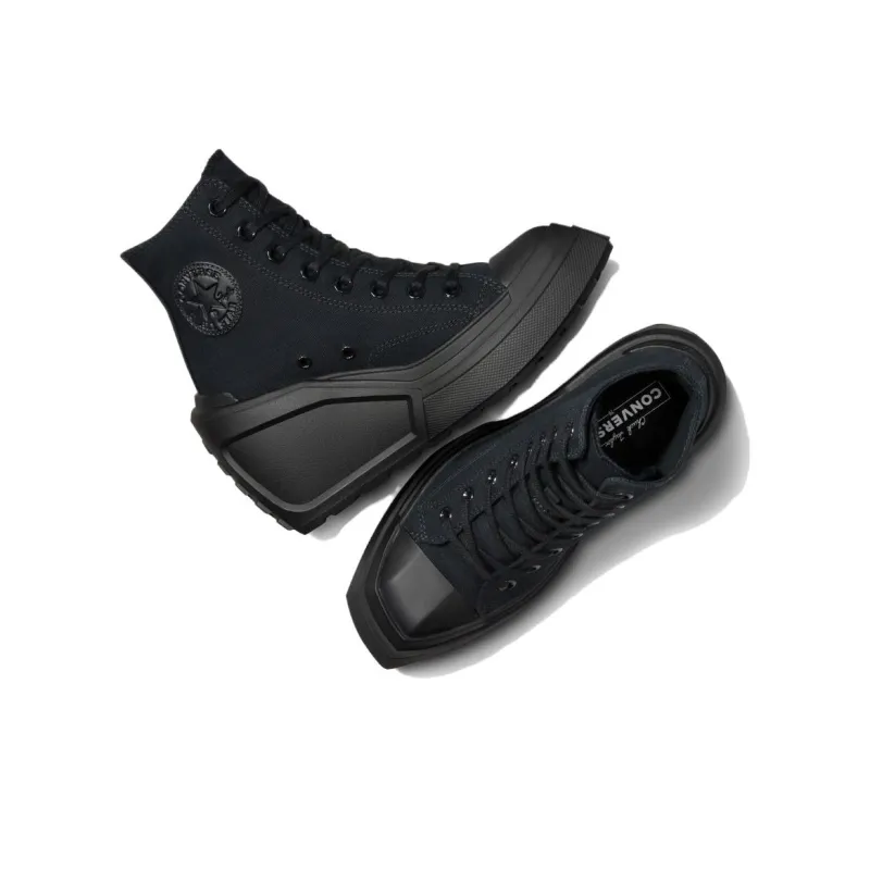 Chuck 70 De Luxe Women's Converse Wedge Platform High 'Triple Black' Women's-3
