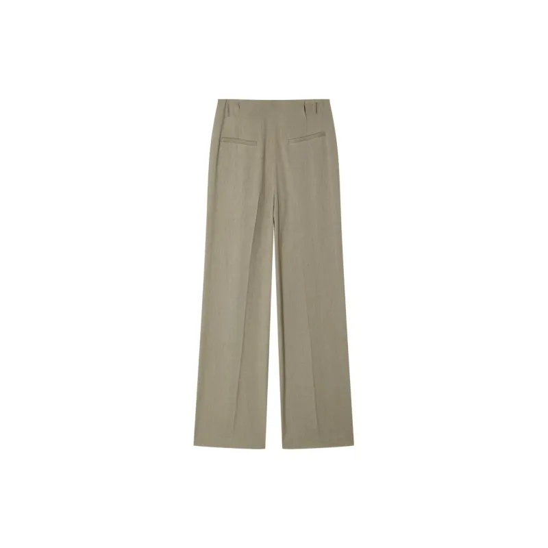 COVERINS Casual Pants Women's Gray Green-1