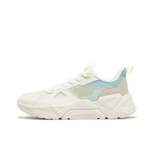 361° Running Shoes Women's Low-Top Feather White/Thin Silk Blue