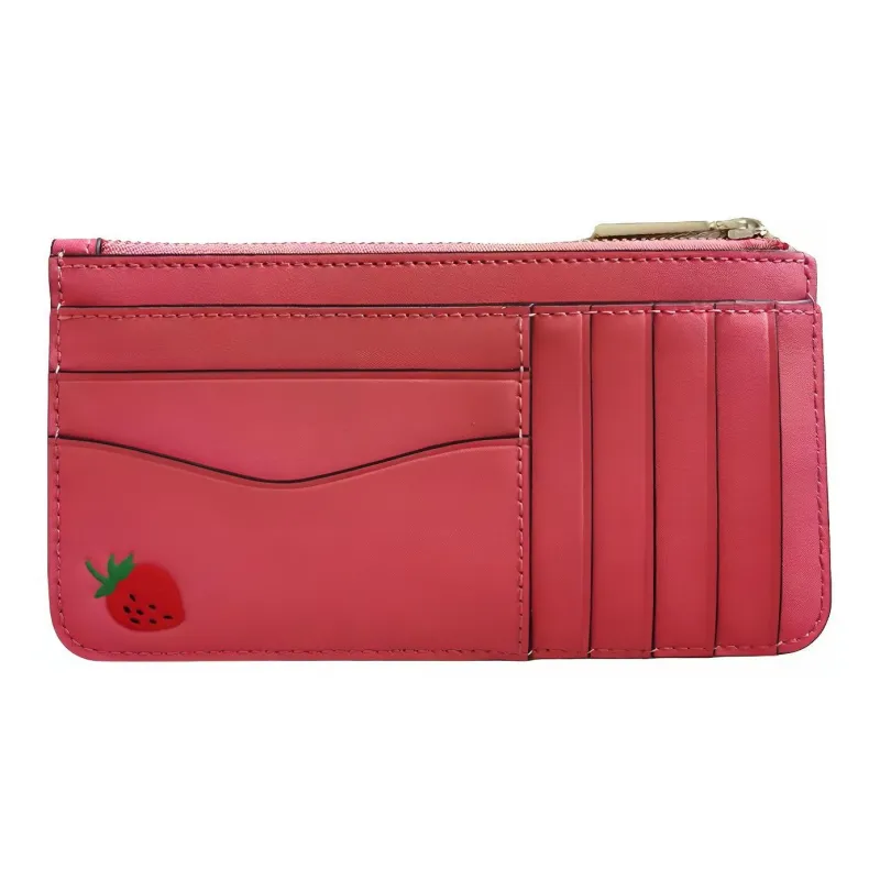 Kate Spade Picnic Smooth Leather Wallet Women's Pink-1