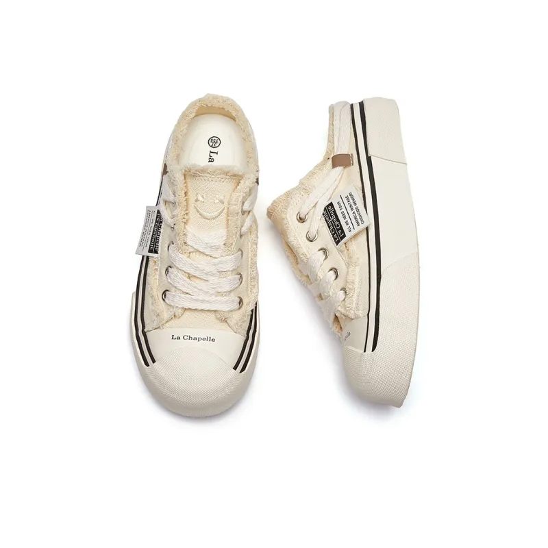 La Chapelle Lightweight And Breathable Low Top Canvas Shoes Women's-13