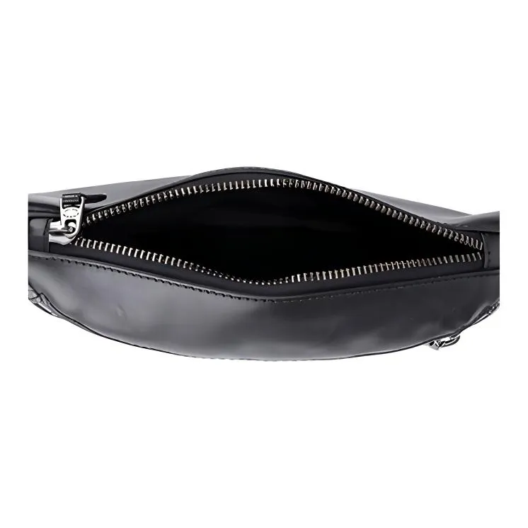 COACH Warren Cow Leather Crossbody Bag, Fanny Pack Large Size Men's Black Gray-4