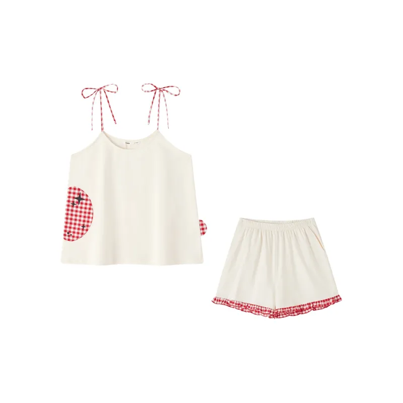 YSO Pajama Set Women's Pearl White-0
