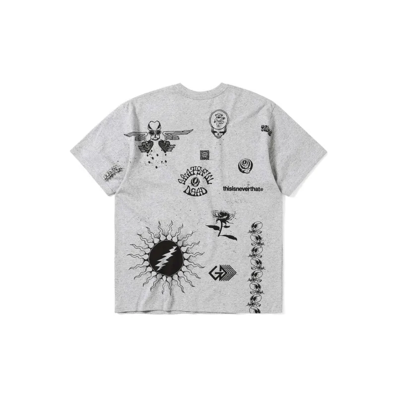 Thisisneverthat x Grateful Dead T Shirt Unisex Gray-1