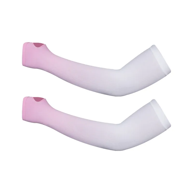 NAILEKESI Skateboarding Basketball Cycling Arm Guards 1 Pair Gradient Color Palette Unisex Comprehensive Protective-4