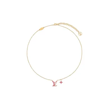 LOUIS VUITTON Lv Iconic Enamel Necklace