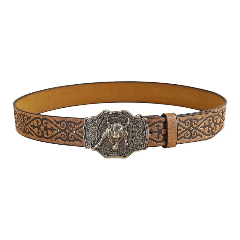 JONNY MOORE PU Leather Belts Men's 3.5ccm-2