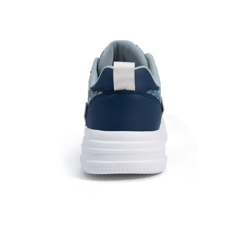 Seattle Palm Stylish Skateboarding Shoes Unisex Blue-1