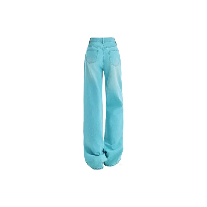 Concubine Zhu Jeans Women's Ocean Green-1