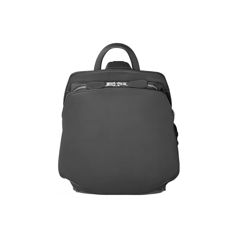HERMES Soft Epsom Calfskin Handbag Backpack Men's Black-3