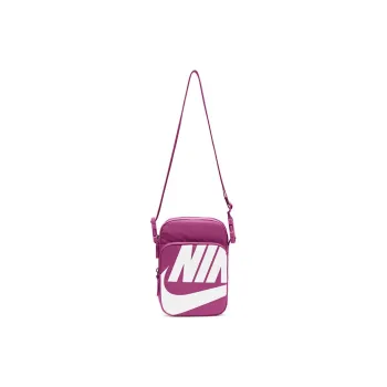 Nike Heritage Polyester Shoulder Bag, Crossbody Bag Regular Unisex Cactus Red