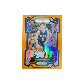 PANINI 2023 24 Prizm Dyson Daniels 23/49 Parallel Orange Folded Star Card Condition Approved Sports Cards 1 Pc
