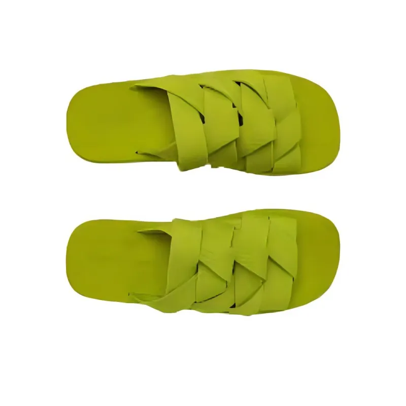 Bottega Veneta Plat Stylish Sandal Men's Green-4