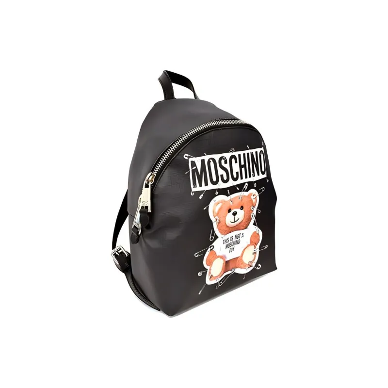 MOSCHINO Artificial Leather Backpack Women's Black-1